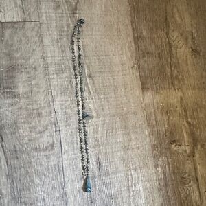 Elegant Blue Beaded Necklace